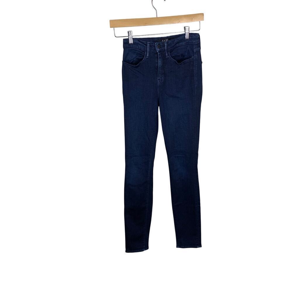 AYR Dark Blue Mid Rise Skinny Jeans Size 25 Indigo